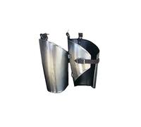 ANCIENT HUB Medieval Larp Warrior Steel pair Of Upper Leg Thigh Armor Knight Leg Armor, Silver