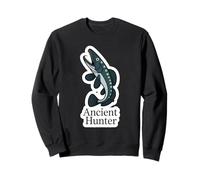 Ancient Hunter Northern Pike Fish Vintage Angling Sweatshirt