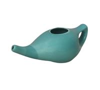 Ancient IMPEX Ceramic Neti Pot 250 Ml (Turquoise) with 5 Sachets Neti Salt | Natural Remedy for Nasal Hygiene, Congestion & Sinus Flush | Eco-Friendly Ayurvedic Nasal Rinse Pot