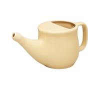 Ancient Impex Ceramic Neti Pot 400 ml (Beige) - Spill-Proof, Microwave Safe Neti Pot for Sinus & Nasal Cleansing | Reusable & Eco-Friendly Design