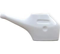 Ancient IMPEX Traveller's Ceramic Neti Pot with 5 Sachets Neti Salt | Natural Nasal Cleansing, Sinus Relief & Nasal Hygiene | Ayurvedic Portable Neti Pot