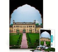 Ancient Indian Gateway Adults 1000 Piece Jigsaw Puzzle Focus Memory Game Zero Gap Compact Fun for Family Game Time (38x52cm)