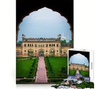 Ancient Indian Gateway Jigsaw 1000 Pieces for Teenagers Cognitive Boost Slow Leisure Tight Lock Thoughtful Xmas (38x52cm)