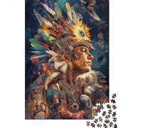 Ancient Indians Puzzle Brain Teaser Premium Cardboard Jigsaw Puzzle for Kids And Adults Age 12 Years Up 1000pcs (38x26cm)