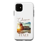Ancient Italian sites Rome Colosseum Souvenir Tourists Case for iPhone 11