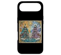 Ancient Japan Deity Izanagi and Izanami Stained Glass Case for iPhone Air