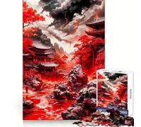 Ancient Lake Jigsaw Puzzle 1000 Piece for Teenagers Clear Thinking Relaxing Pastime Firm Interlock Perfect Present (38x26cm)