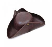 Ancient Look Tricorn Hat Brown