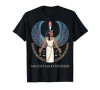 Ancient Ma'at Goddess Egyptian Mythology Fans Design T-Shirt