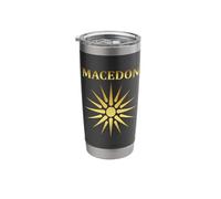 Ancient Macedon Alexander The Great Sun Stainless Steel Insulated Tumbler