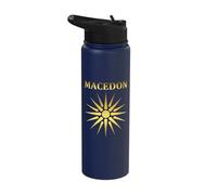 Ancient Macedon Alexander The Great Sun Stainless Steel Insulated Water Bottle