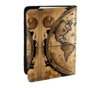 Ancient Map World Globe Print Passport Holder Cover Wallet Passport Cover, Passport Wallet Case for Cards and Documents