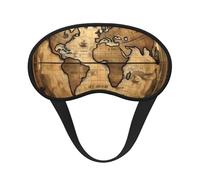 Ancient Map World Globe Sleeping Mask for Adults Blackout, Comfortable Eye Mask Blocking Light for Travel, Yoga
