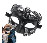 Ancient Masquerade - Roman Greek Egyptian Style Face Cover, Classic Halloween Party, Sturdy Decorative Cosplay Accessory | Carnival Role Play Cover For Men, Costume Party, Festivals
