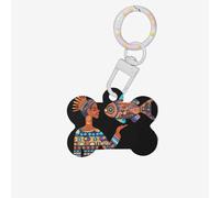 Ancient Maya and Fish Dog Tags for Pets,Bone-Shaped Acrylic Pet ID Tags,Perfect for Small to Large Dogs and Cats,Cute & Functional
