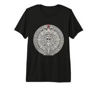 Ancient Mayan Calendar Maya Aztec Mexican Sun Stone Azteca Premium T-Shirt