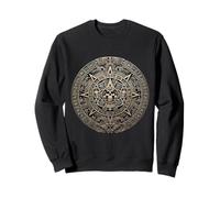 Ancient Mayan Calendar Maya Aztec Mexican Sun Stone Azteca Sweatshirt