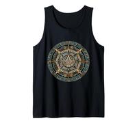 Ancient Mayan Calendar Maya Aztec Mexican Sun Stone Azteca Tank Top