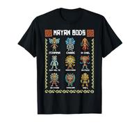 Ancient Mayan Gods Aztec Civilization Mythology Deities T-Shirt