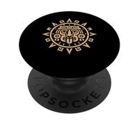 Ancient Mesoamerican Sun Deity Symbol PopSockets Adhesive PopGrip