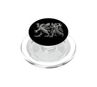 Ancient Mesopotamian Sumerian God Ninurta vs Anzu Monster PopSockets PopGrip for MagSafe