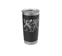 Ancient Mesopotamian Sumerian God Ninurta vs Anzu Monster Stainless Steel Insulated Tumbler