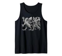 Ancient Mesopotamian Sumerian God Ninurta vs Anzu Monster Tank Top