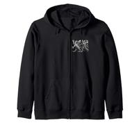 Ancient Mesopotamian Sumerian God Ninurta vs Anzu Monster Zip Hoodie