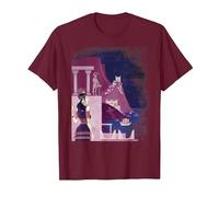 Ancient Minoan Civilization - Mediterranean History T-Shirt, Men, Burgundy, Large