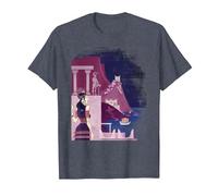 Ancient Minoan Civilization - Mediterranean History T-Shirt, Men, Heather Blue, Small