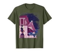 Ancient Minoan Civilization - Mediterranean History T-Shirt, Men, Olive Green, 3X-Large