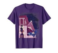Ancient Minoan Civilization - Mediterranean History T-Shirt, Men, Purple, X-Large