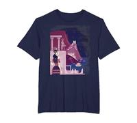 Ancient Minoan Civilization - Mediterranean History T-Shirt, Men's Big and Tall, Navy Blue, 3X Tall