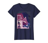 Ancient Minoan Civilization - Mediterranean History T-Shirt, Women, Navy Blue, Small