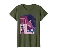 Ancient Minoan Civilization - Mediterranean History T-Shirt, Women, Olive Green, Large