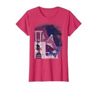 Ancient Minoan Civilization - Mediterranean History T-Shirt, Women, Red Heather, X-Large