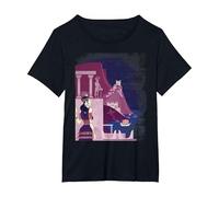 Ancient Minoan Civilization - Mediterranean History T-Shirt, Women's Plus, Black, 6X