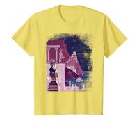 Ancient Minoan Civilization - Mediterranean History T-Shirt, Youth, Lemon Yellow, Medium