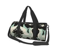 Ancient Mythical Animals Travel Duffel Bag Sports Gym Bag, Lightweight Overnight Weekender Bag With Shoes Compartment Yoga Gym Sports Bag For Men Women