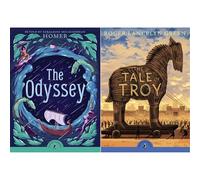 Ancient Myths Collection by Geraldine McCaughrean & Roger Lancelyn Green: The Odyssey & The Tale of Troy - Two Epic Tales of Heroes & Gods in the Puffin Classics Edition (2-Book Set)