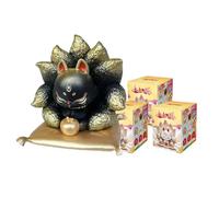 Ancient Nine Fox Fairy Series 3 Blind Box Action Figures Mystery Box Cute Random Toys Birthday Gift Christmas Collectible Toy for Desktop Ornaments, 3 PCS