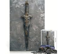 Ancient Ninja Dagger Jigsaw Puzzle for Adults 1000 Pieces Mind Power Restful Escape Uniform Edges Best Gift (38x52cm)