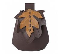 Ancient Norseman Inspired Tear-Resistant Leaves Wallet for Outdoor Adventures Historical Reenactment Essentials Fantasy RPG Shaped Wallet