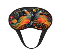 Ancient Peacock Silhouette Ultimate Eye Mask for Sleeping, Soft and Comfortable Eye Mask, Relaxing Zero Pressure Night Blindfold.