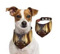 Ancient Persian Cities Pet Scarf Dog Bandanas Spring Summer Soft Cotton Puppy Scarfs Adjustable Accessories for Small Medium Large Girl Boy Pup Medium