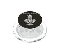 Ancient Philosophy Listening Reluctantly Humor PopSockets PopGrip for MagSafe