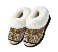 Ancient Religion Egyptian Parchment Boot Slippers Indoor House Shoes S
