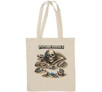 Ancient Robotic Fossils Unearthed Natural Cotton Tote Bag White