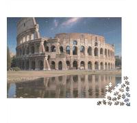 Ancient Roman Amphitheatre 1000 Piece Jigsaw Puzzle Paper for Adults Night Sky Reflection Puzzle Game for Family Relaxation Focus Gift 52x38cm/1000pcs