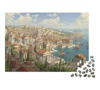 Ancient Roman Architecture,Rätsel Für Erwachsene 1000pcs (75x50cm),Herausforderungsspiele City Port